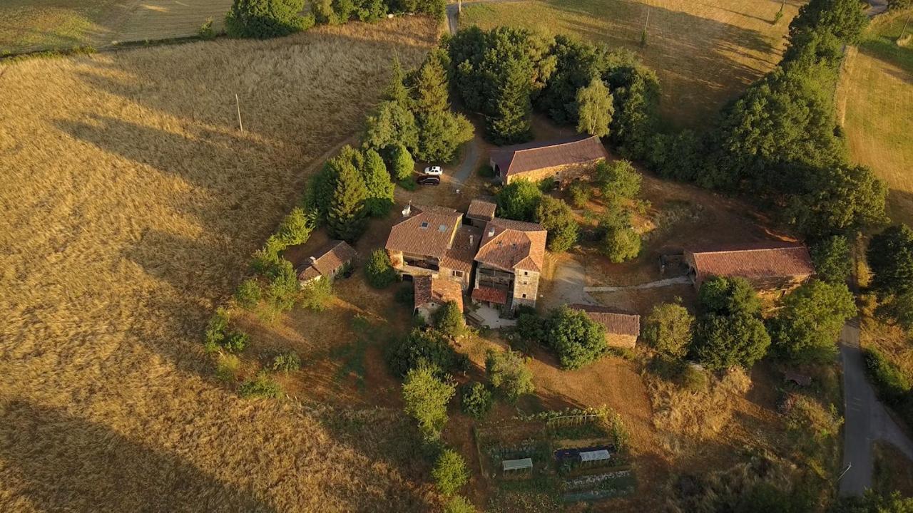 Grande Maison De Caractere En Pierres -Superbe Vue Saint-Cirgues  Exteriér fotografie